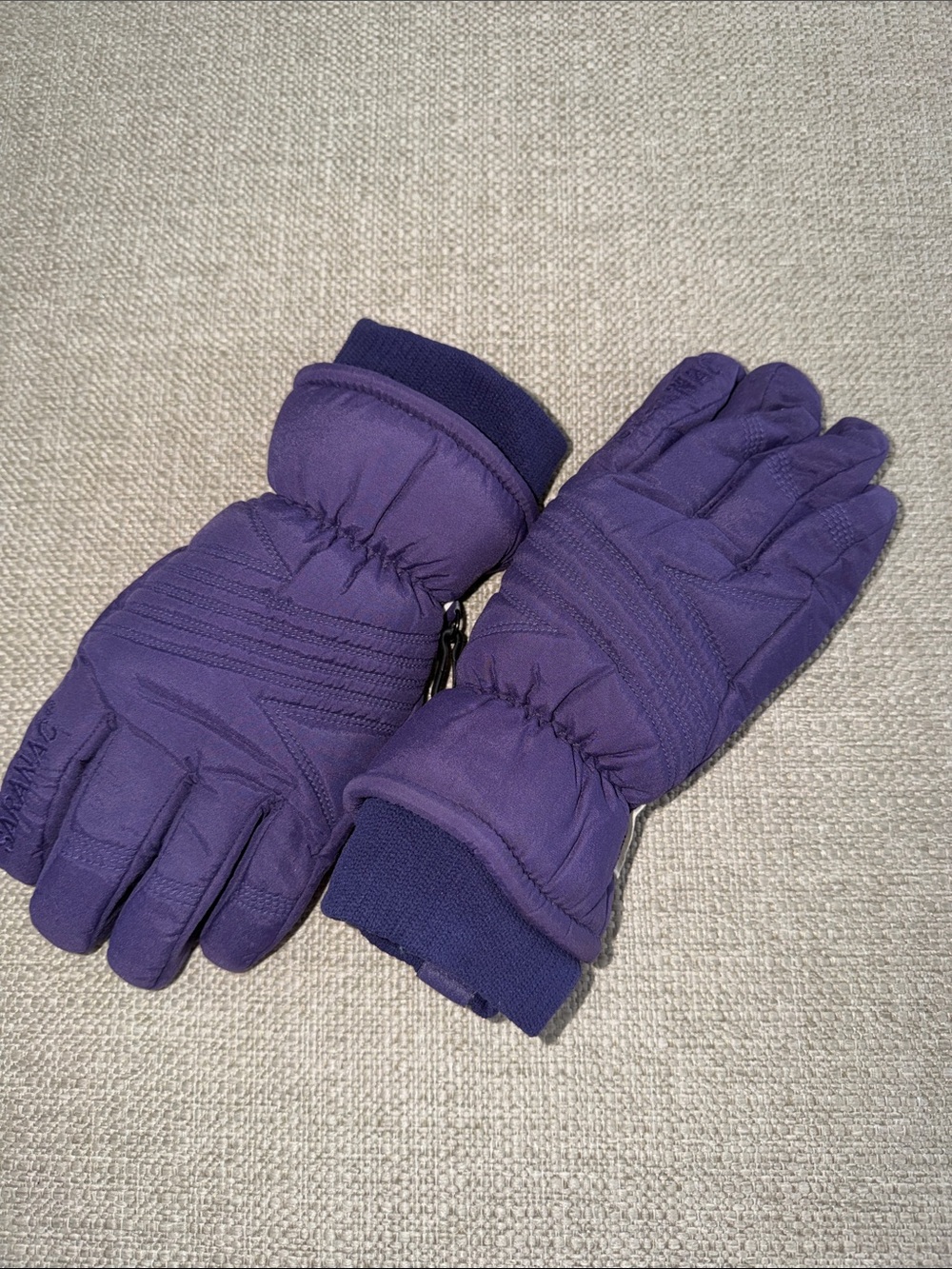 Saranac Purple Insulated Women's Winter Gloves, Waterproof NWOT